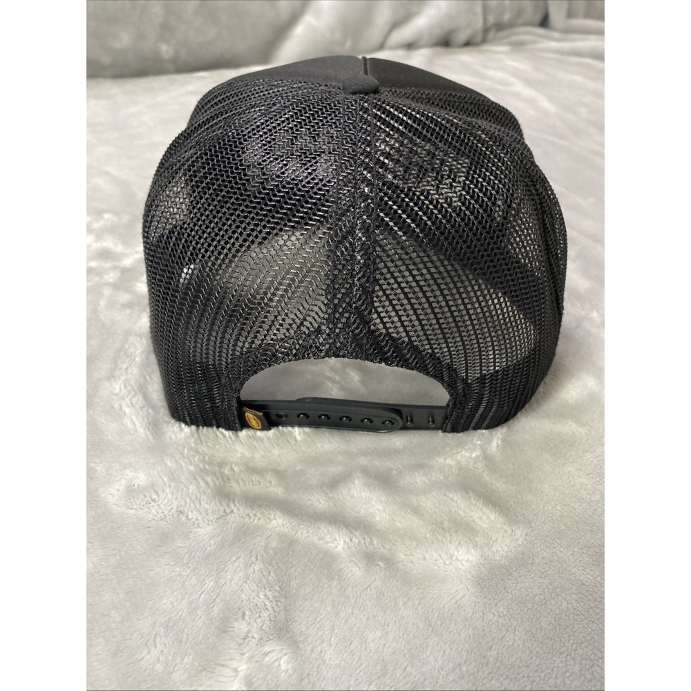FMF Gass Trucker Hat Unisex Black Snapback Mesh Patch Dirtbike Motocross‎ Cap - Picture 2 of 6